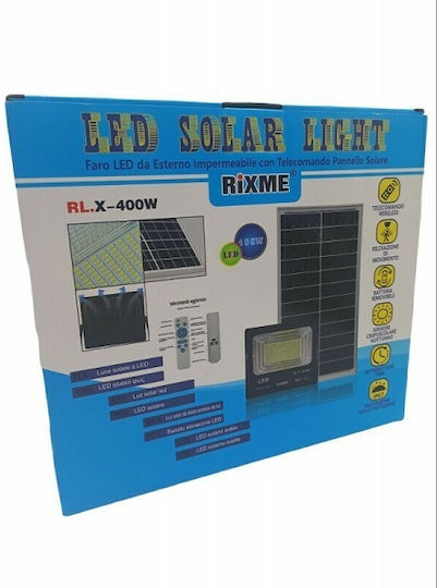 Waterproof Solar LED Flood Light 400W with Remote Control IP67