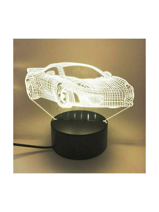 Decorative LED Light Warm White 3D Illusion 3x3cm