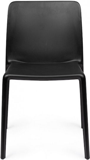 Outdoor Chair Polypropylene Chloris Black 2 Pieces 50.5x42x82 cm