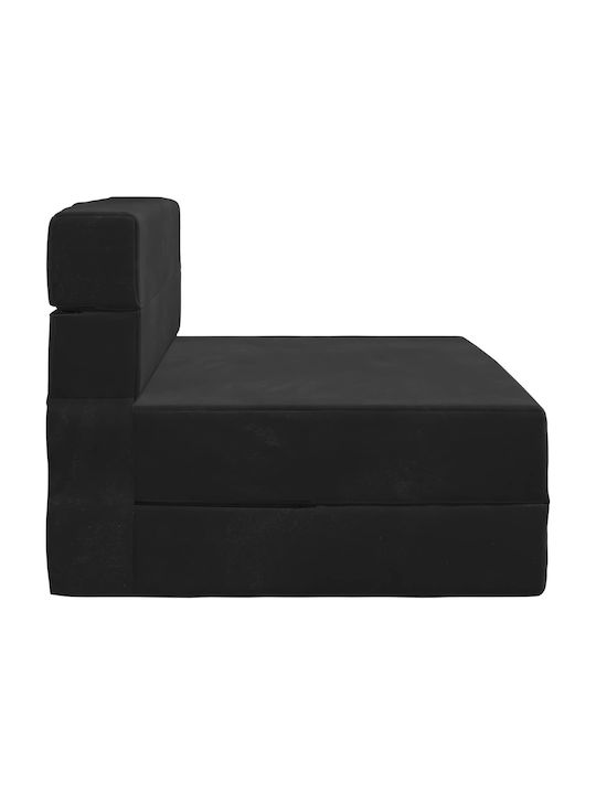 Multifunctional Bean Bag Sofa Black 70x72x60cm