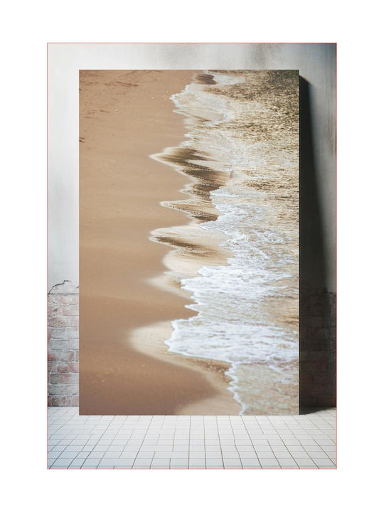 Πίνακας Waves On Sandy Beach Κύματα Στην Αμμώδη Παραλία 80x120