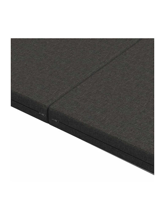 Πολυμορφικός Πουφ Καναπές Σκούρο Γκρι 140x67x45cm