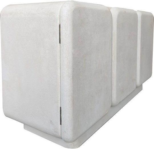 Μπουφές Kooldio Ξύλινος Λευκό 120x37.5x69cm
