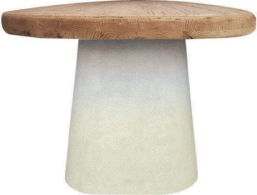 Fessen Ovaler Esszimmertisch Holz Weiß 180x90x78cm