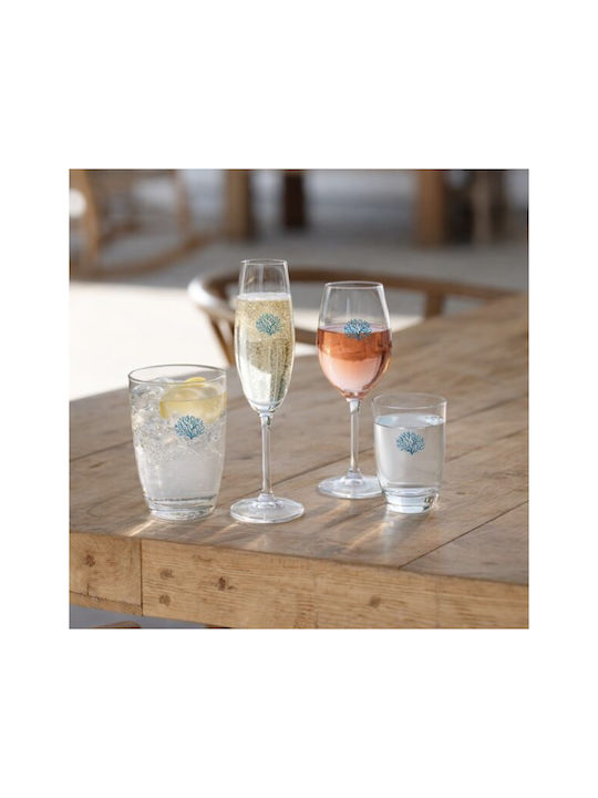 Marine Business Tritan Set of Glasses for White Wine made of Plastic 6 Pieces