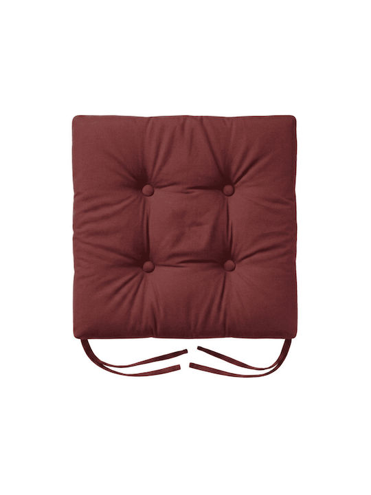 Garden Chair Cushion Terracotta 40x40cm