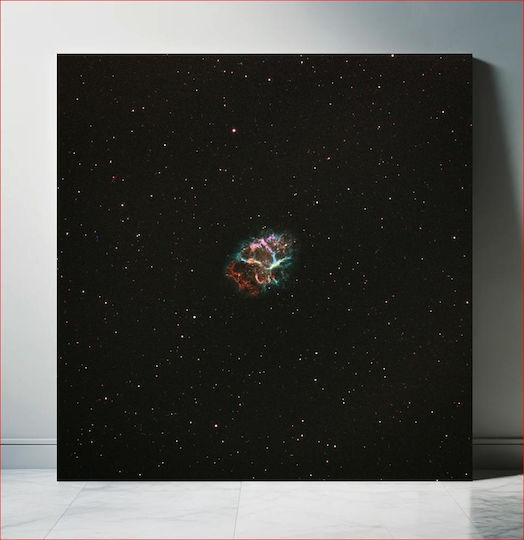 Buntiges Nebula Im All auf Leinwand