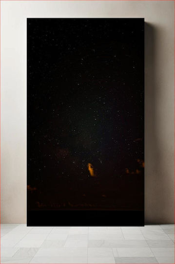 Night Sky Gefüllt Mit Sternen in Segeltuch