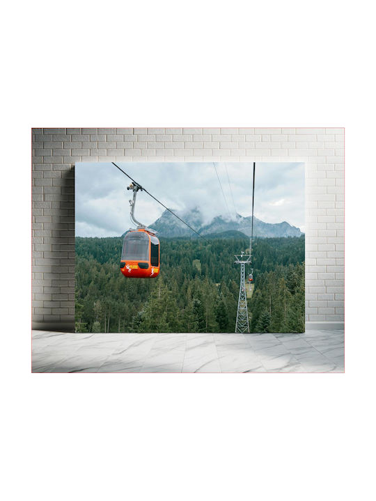 Панел Cable Cars In Mountains Телеферик В Планините 90x60