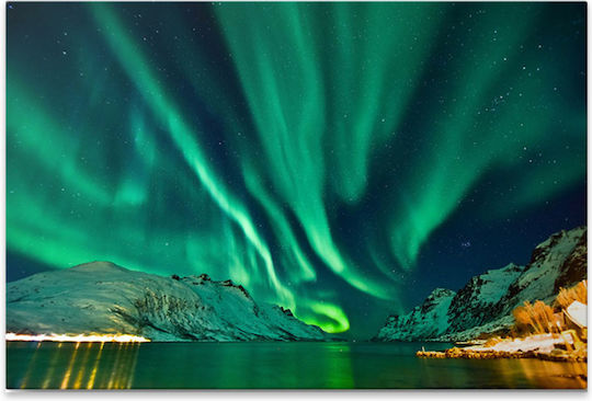 Megapap Aurora Borealis on Canvas 100x70 cm