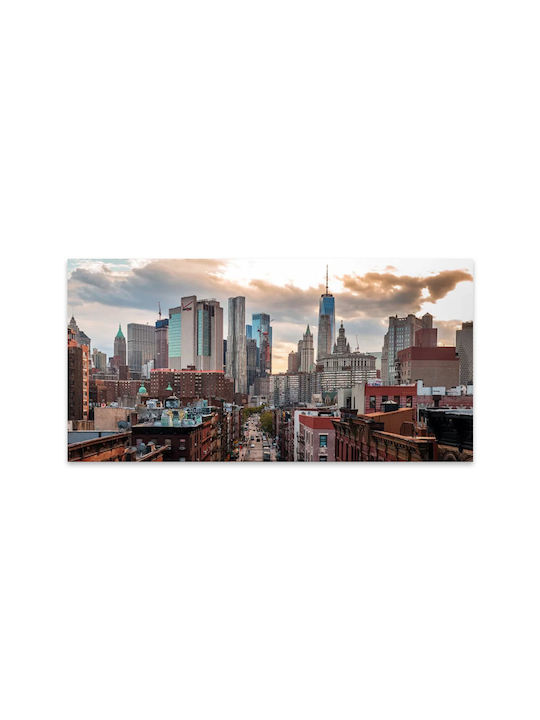 Megapap New York Manhattan Картина Платнен 140x70см