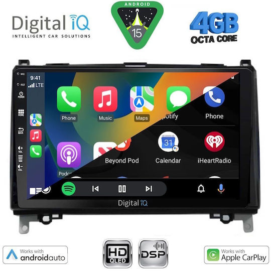 Digital IQ Ηχοσύστημα Αυτοκινήτου για Mercedes-Benz Sprinter / Vito 2007-2019 (Bluetooth/USB/WiFi/GPS/Apple-Carplay/Android-Auto) με Οθόνη Αφής 9"
