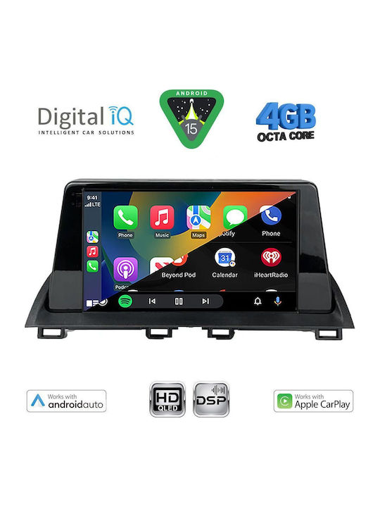 Digital IQ Car Audio System for Mazda 3 2014-2019 Bluetooth USB WiFi GPS Apple CarPlay Android Auto with 9" Touch Screen