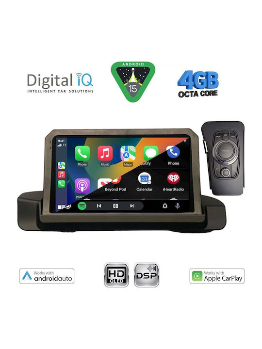 Digital IQ Car Audio System for BMW Series 3 2005-2012 Bluetooth USB WiFi GPS Apple CarPlay Android Auto with 9" Touch Screen