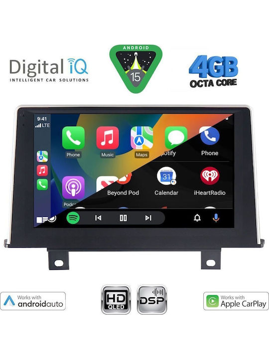 Digital IQ Car Audio System for BMW Series 1 2011-2016 Bluetooth USB WiFi GPS Apple CarPlay Android Auto with 9" Touch Screen