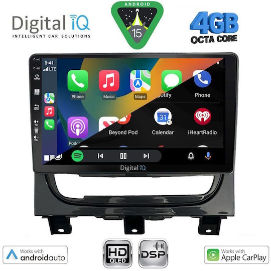 Digital IQ Car Audio System for Fiat Strada 2012-2020 Bluetooth USB WiFi GPS Apple CarPlay Android Auto with 9" Touch Screen