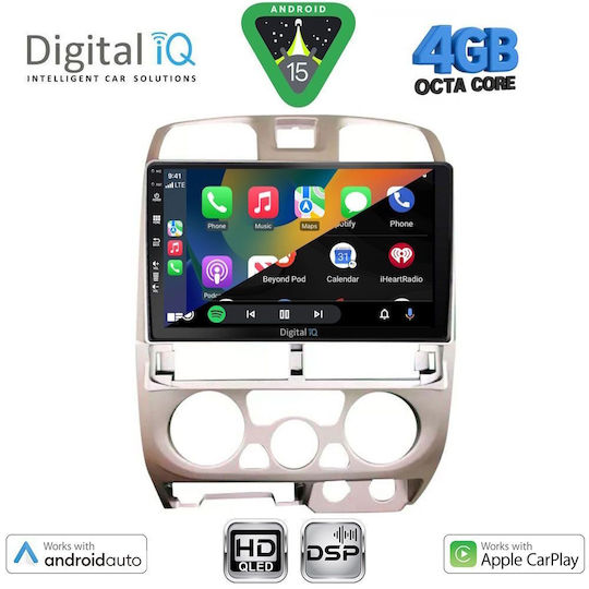 Digital IQ Автомобилна Аудио Система Isuzu D-Max 2002-2008 (Bluetooth/USB/Вграден Wi-Fi/GPS/Apple CarPlay/Android Auto) с Touch Screen 9"