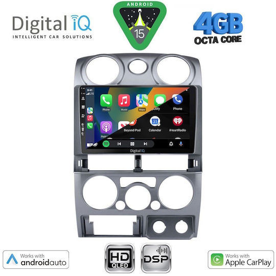 Digital IQ Автомобилна Аудио Система Isuzu D-Max 2008-2012 (Bluetooth/USB/Вграден Wi-Fi/GPS/Apple CarPlay/Android Auto) с Touch Screen 9"
