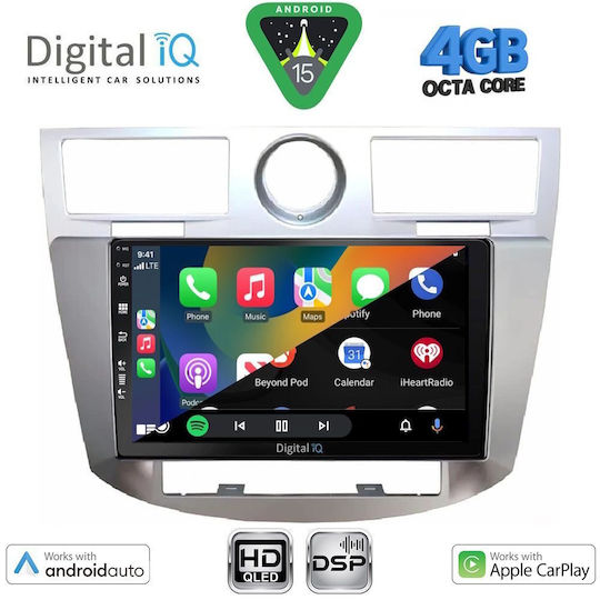 Digital IQ Ηχοσύστημα Αυτοκινήτου Chrysler Sebring 2008-2010 (Bluetooth/USB/WiFi/GPS/Apple-Carplay/Android-Auto) με Οθόνη Αφής 9"
