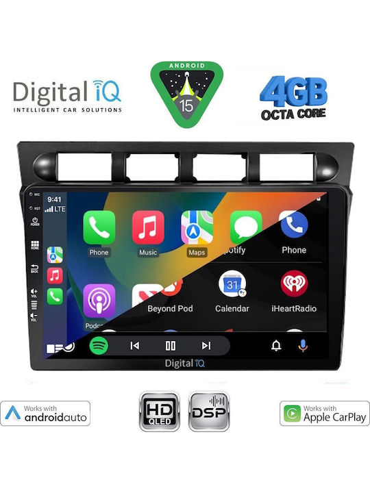 Digital IQ Car Audio System for Kia Picanto 2004-2008 Bluetooth USB WiFi GPS Apple CarPlay Android Auto with 9" Touch Screen