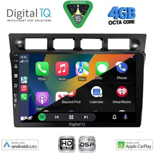 Digital IQ Ηχοσύστημα Αυτοκινήτου για Kia Picanto 2004-2008 (Bluetooth/USB/WiFi/GPS/Apple-Carplay/Android-Auto) με Οθόνη Αφής 9"