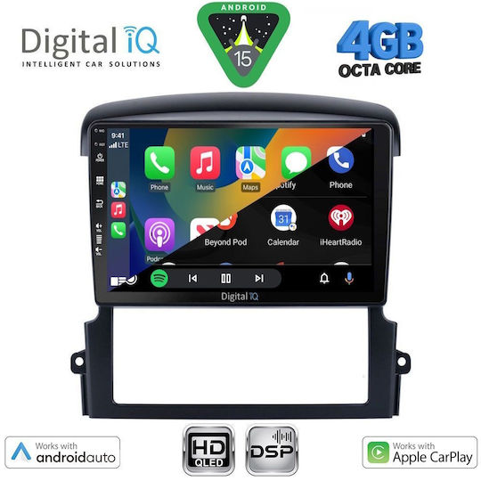 Digital IQ Ηχοσύστημα Αυτοκινήτου για Kia Sorento 2006-2009 (Bluetooth/USB/WiFi/GPS/Apple-Carplay/Android-Auto) με Οθόνη Αφής 9"