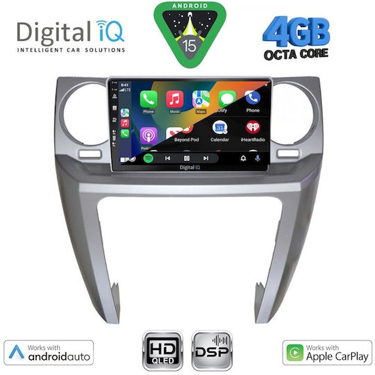 Digital IQ Car Audio System for Land Rover Discovery 2004-2009 Bluetooth USB WiFi GPS Apple CarPlay Android Auto with 9" Touch Screen