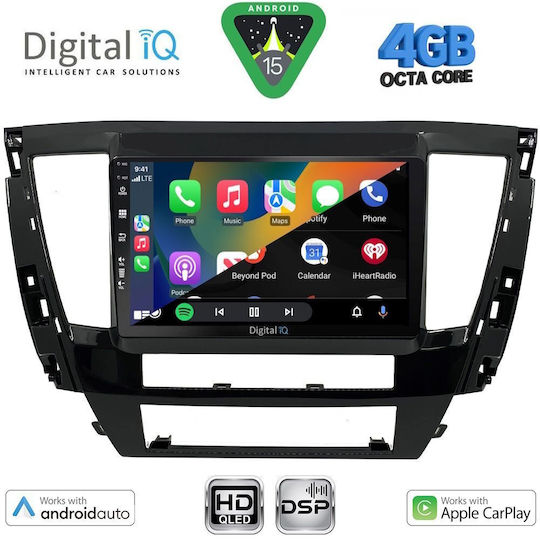 Digital IQ Car Audio System for Mitsubishi Pajero 2013 with Touch Screen 9" Digital IQ BXF 16447S_CPA