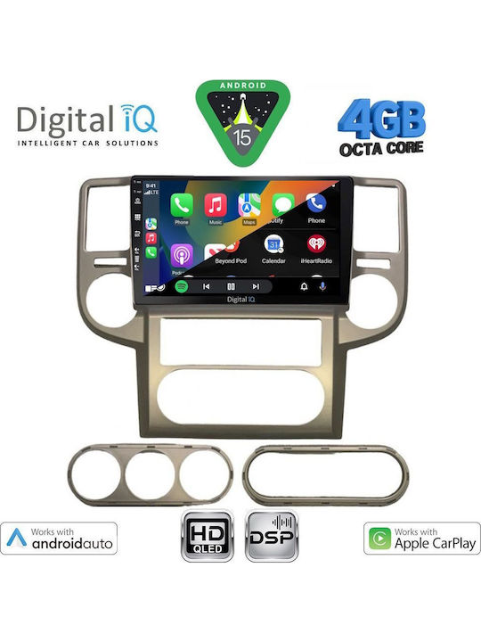 Digital IQ Car Audio System for Nissan X-Trail 2004-2007 (Bluetooth/USB/WiFi/GPS/Apple CarPlay/Android Auto) with 10" Touch Screen