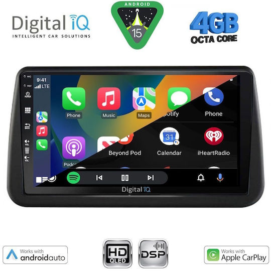 Digital IQ Car Audio System for Opel Meriva 2010-2017 (Bluetooth/USB/WiFi/GPS/Apple CarPlay/Android Auto) with 9" Touch Screen