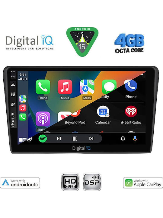 Digital IQ Car Audio System for Toyota Avensis 2003-2009 (Bluetooth/USB/WiFi/GPS/Apple CarPlay/Android Auto) with 9" Touch Screen