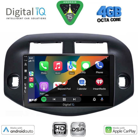 Digital IQ Car Audio System for Toyota RAV 4 2006-2012 (Bluetooth/USB/WiFi/GPS/Apple CarPlay/Android Auto) with 10" Touch Screen