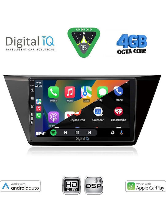 Digital IQ Car Audio System for Volkswagen Touran 2016 with Touch Screen 10 inches DIGITAL IQ BXF 16769 CPAA