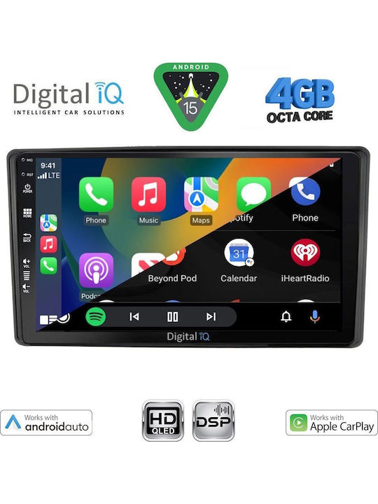 Digital IQ Car Audio System for Toyota Raize 2020 with Touch Screen 10" Digital IQ BXF 16701 CPAA Bluetooth USB Wi-Fi GPS Apple CarPlay Android Auto