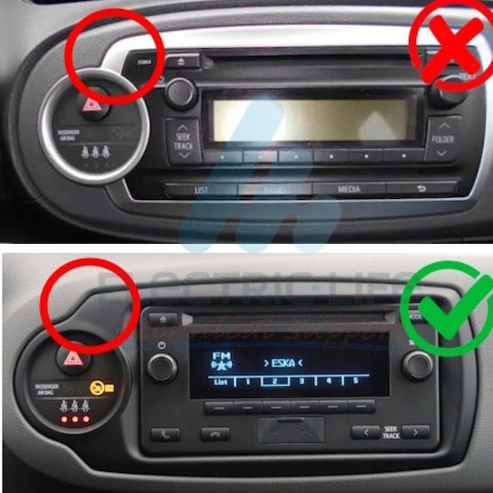 Digital IQ Car Audio System for Toyota Yaris 2015-2020 (Bluetooth/USB/WiFi/GPS/Apple CarPlay/Android Auto) with 9" Touch Screen