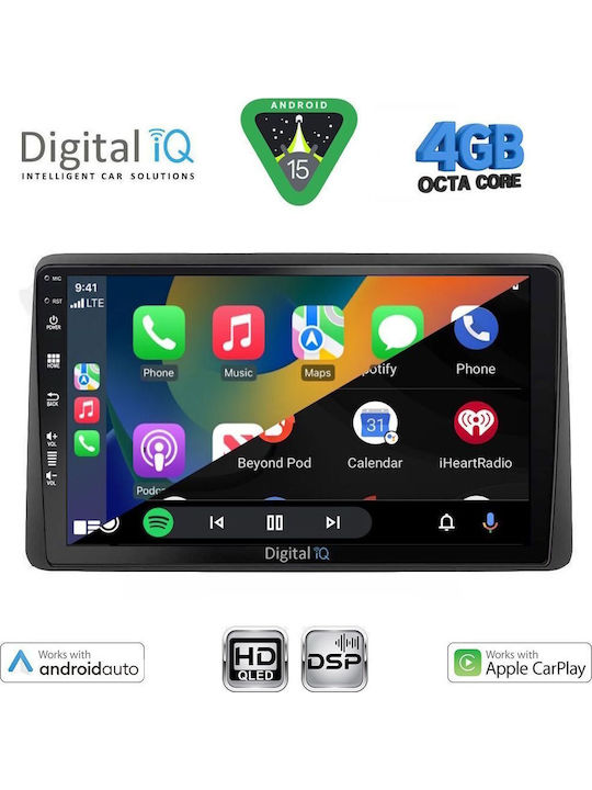 Digital IQ Car Audio System for Dacia Duster 2019 with Touch Screen 10" Digital IQ BXF 16104 CPAA