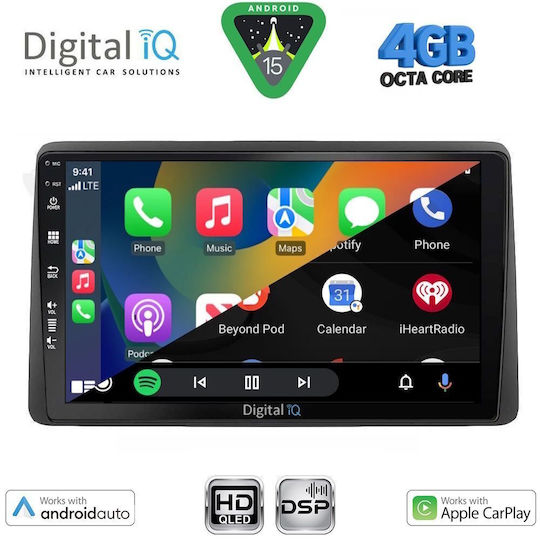 Digital IQ Car Audio System for Dacia Duster 2019 with Touch Screen 10" Digital IQ BXF 16104 CPAA