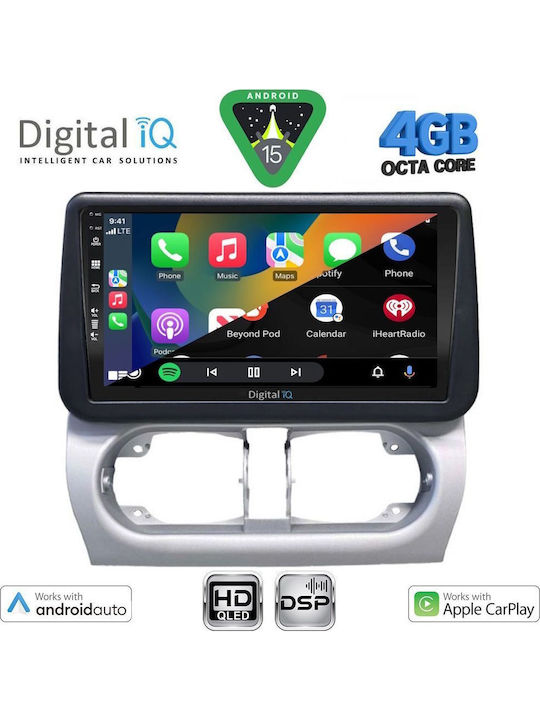 Digital IQ Автомобилна Аудио Система за Opel Corsa / Tigra 2000-2006 (Bluetooth/USB/WiFi/GPS/Apple CarPlay/Android Auto) с Touch Screen 9"