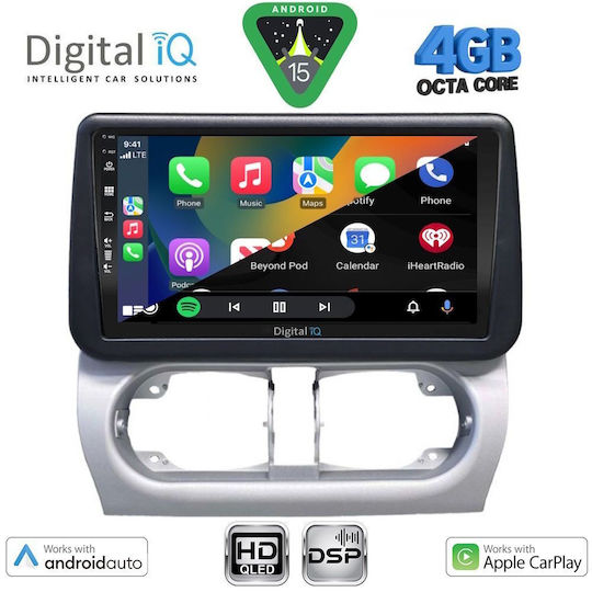 Digital IQ Car Audio System for Opel Corsa / Tigra 2000-2006 Bluetooth USB WiFi GPS Apple CarPlay Android Auto with 9 Inch Touch Screen Digital IQ BXF 16500 CPAA
