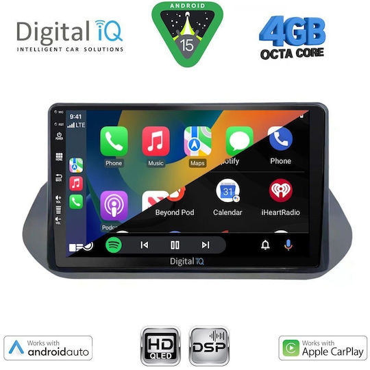 Digital IQ Ηχοσύστημα Αυτοκινήτου για Nissan Qashqai 2021 (Bluetooth/USB/WiFi/GPS/Apple-Carplay/Android-Auto) με Οθόνη Αφής 10"