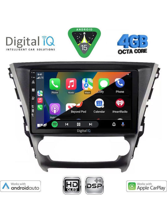 Digital IQ Auto-Audiosystem Für Toyota Avensis 2016-2019 Bluetooth USB Eingebautes Wi-Fi GPS Apple CarPlay Android Auto Mit 10 Zoll Touchscreen