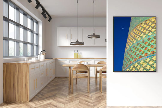 Панел Colorful Dome Architecture Moon Многоцветна Куполна Архитектура Луна 100x150
