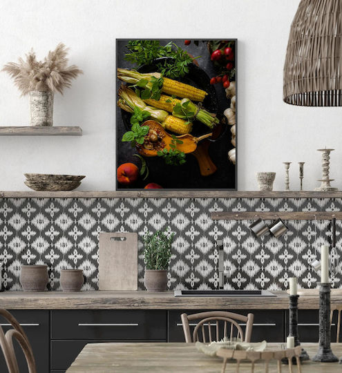 Πίνακας Fresh Colorful Vegetables Φρέσκα Πολύχρωμα Λαχανικά 70x100