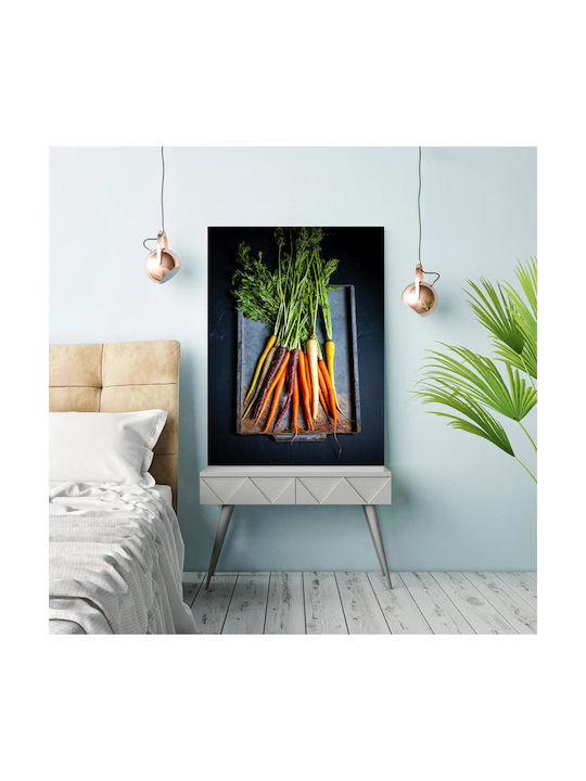 Panou Colorful Carrots On A Tray Polichrom Carote Tavă 70x100
