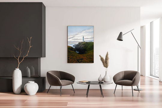 Панел Lighthouse На Скален Бряг Фар Една Скала 70x100