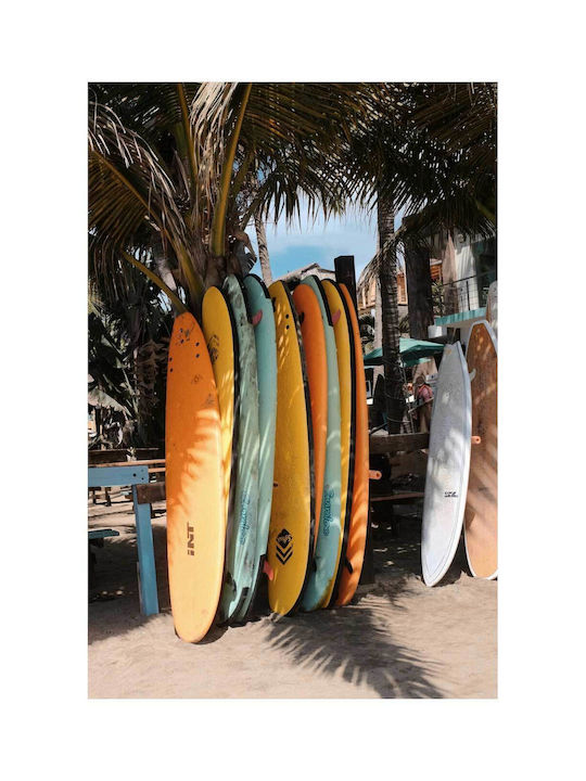 Панел Colorful Surfboards On Beach Полихромни Сърф Дъски На Плажа 70x100