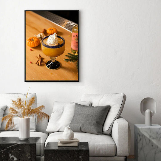 Панел Pumpkin Spice Cocktail Коктейл с Подправки от Тиква 70x100