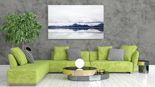 iLovePrints Serene Mountain Reflection Gemälde 150x100