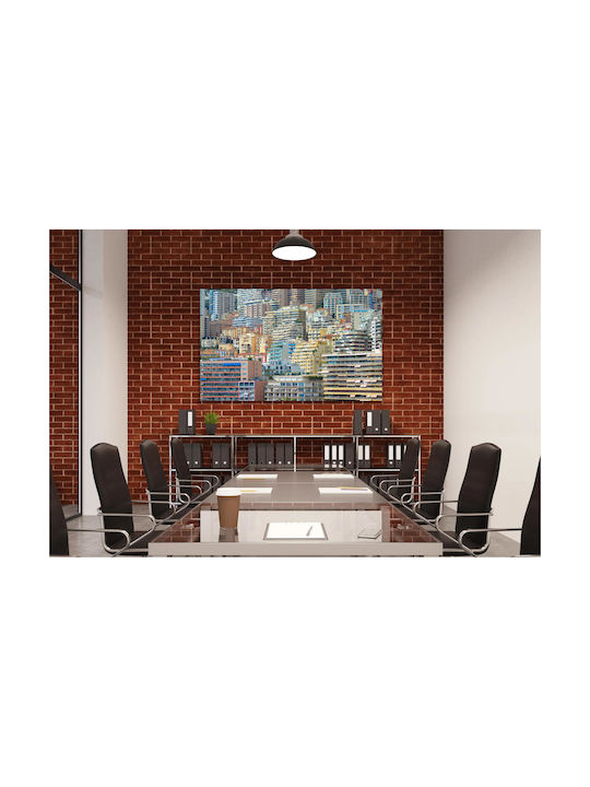 Πίνακας Colorful Urban Cityscape Πολύχρωμο Αστικό Τοπίο 120x80