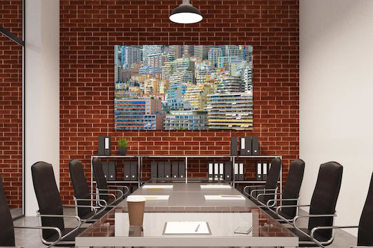 iLovePrints Gemälde Bunt Stadtlandschaft Urban 120x80